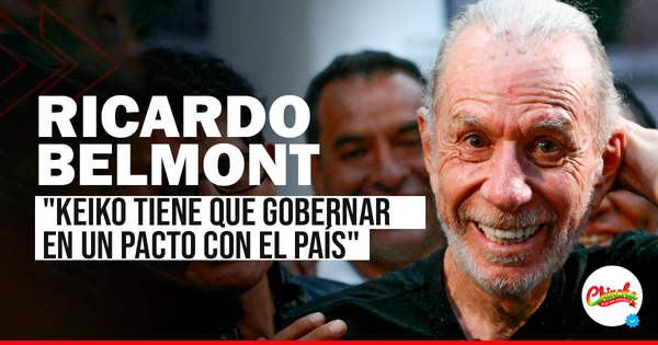 Ricardo Belmont plantea que Keiko Fujimori gobierne mediante un pacto nacional: "¿Cómo va a hacer con 16 regiones que no la aceptan?"